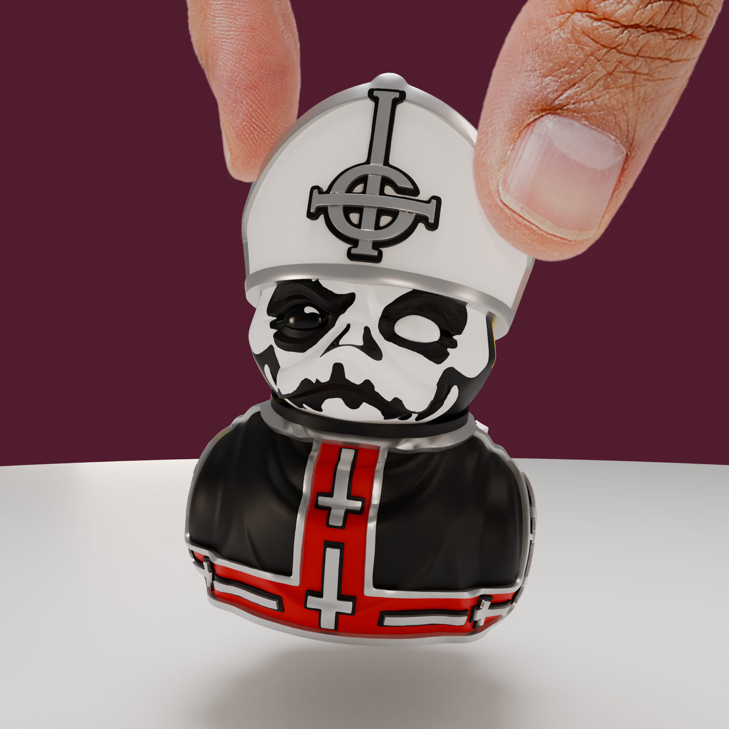 Canard  Papa Emeritus I TUBBZ (Mini Edition) - PRÉCOMMANDE