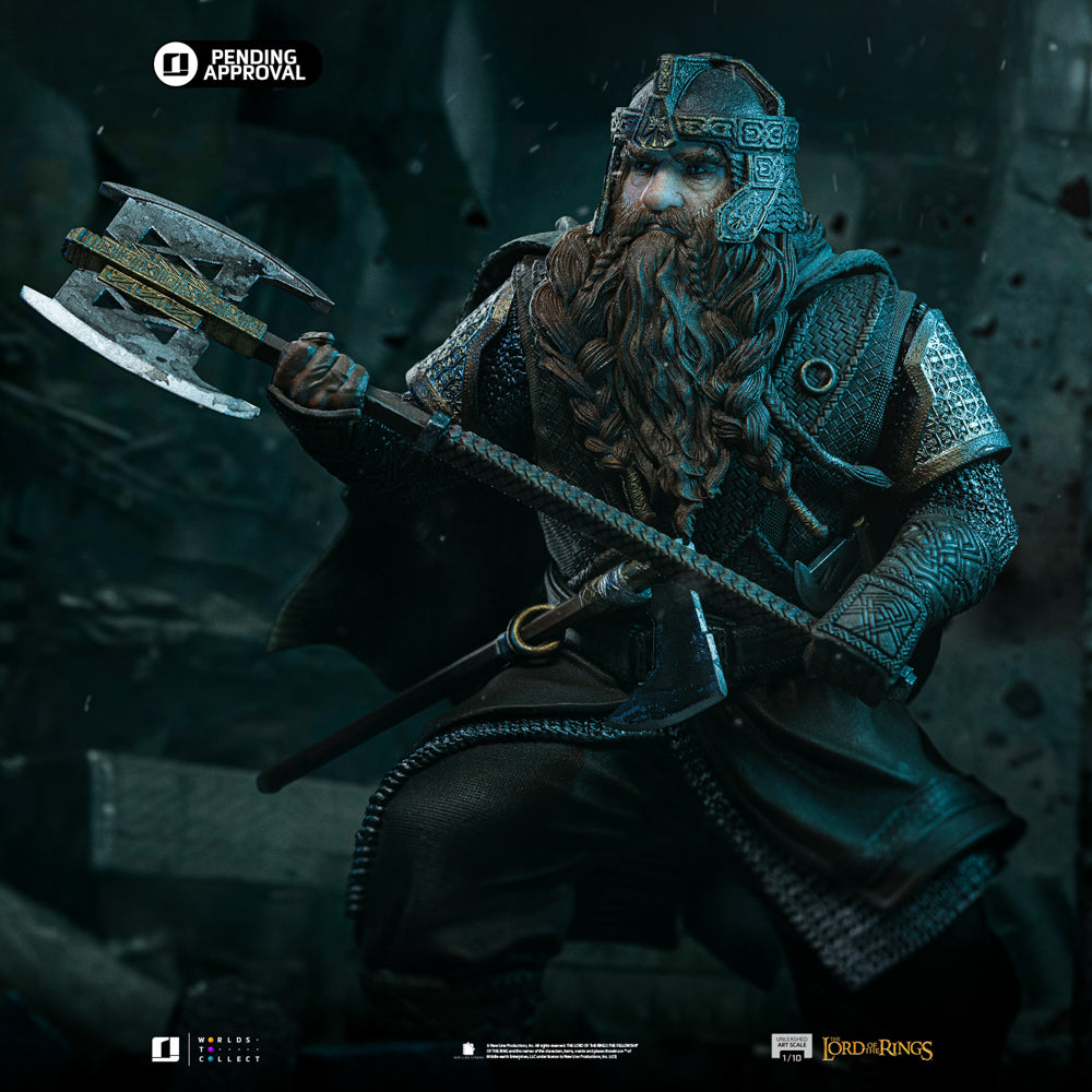 Statue Gimli Unleashed - The Lord of the Rings - Art Scale 1/10