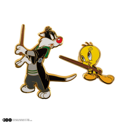 *Set de 2 Pin's Titi & Grosminet à Poudlard
