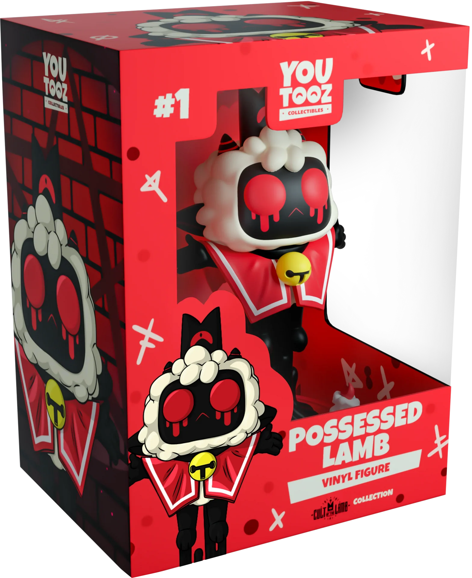 Cult of the Lamb Vinyl figurine Possessed Lamb Youtooz