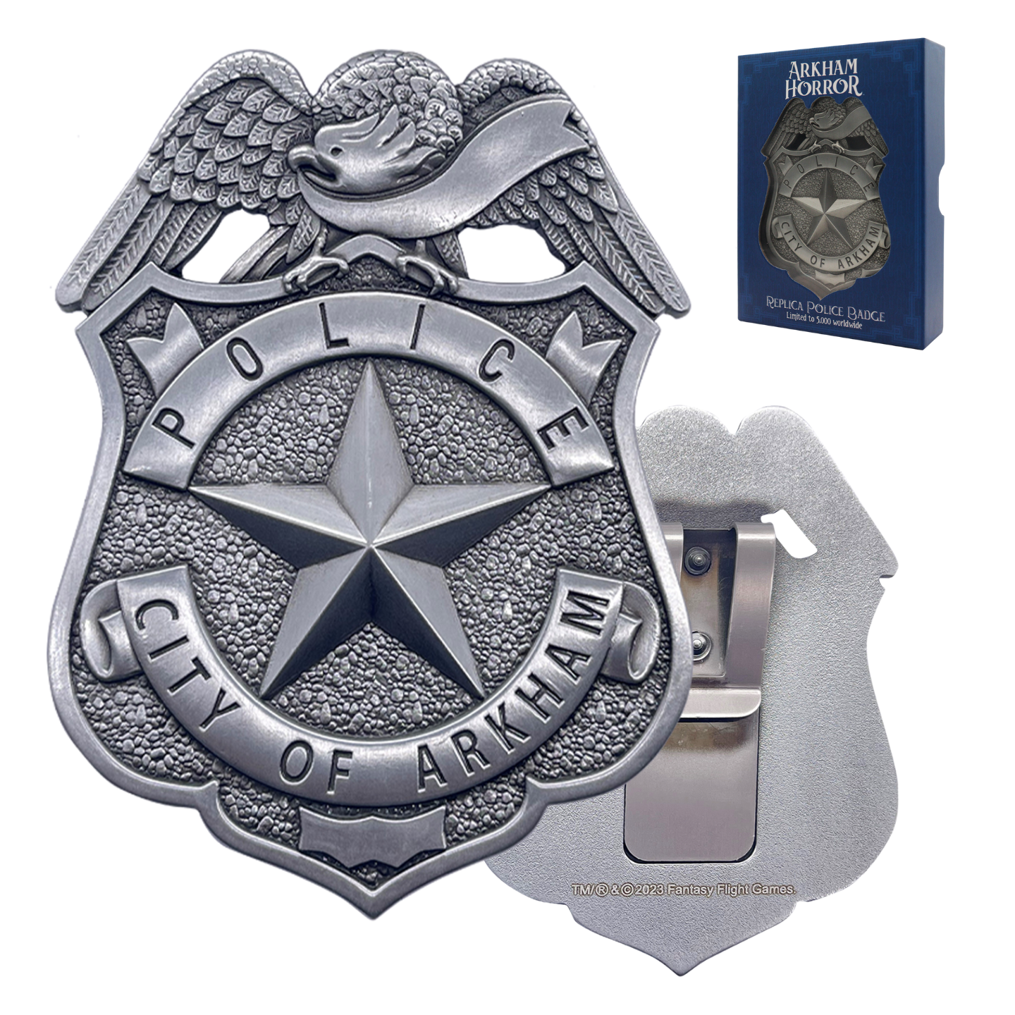 Réplique collector Arkham Horror - Police Badge
