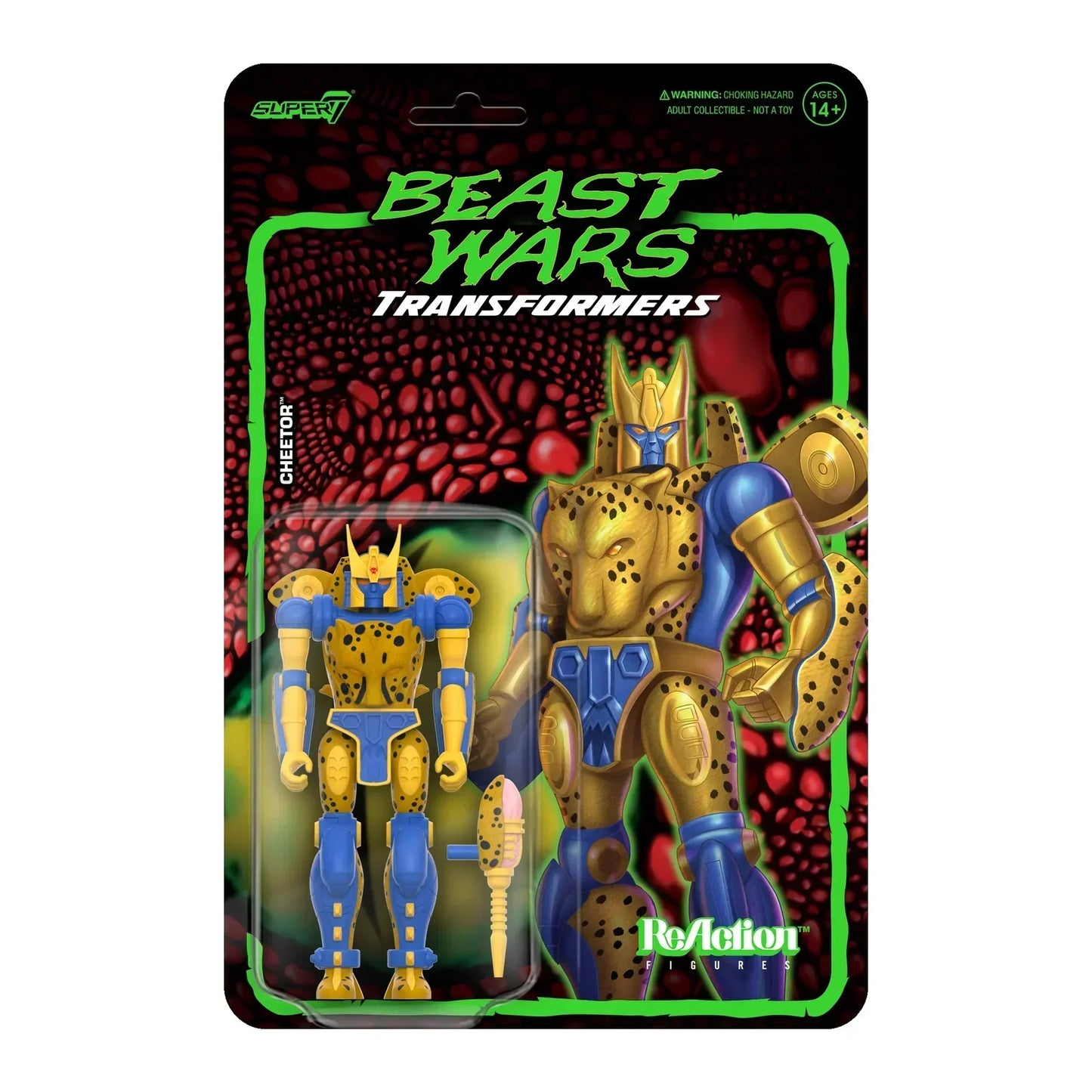 Figurine Super7 ReAction Cheetor – Transformers Beast Wars