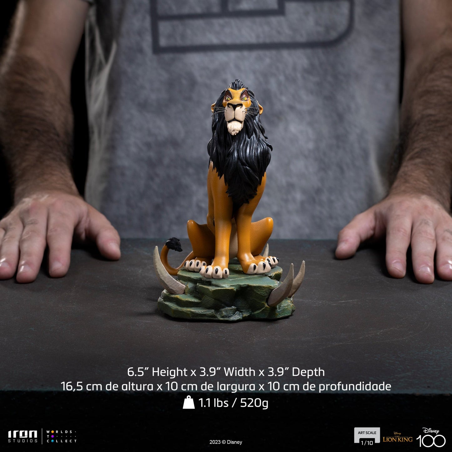 Statue Scar - Disney 100th - The Lion King - Art Scale 1/10 - Disney Classics