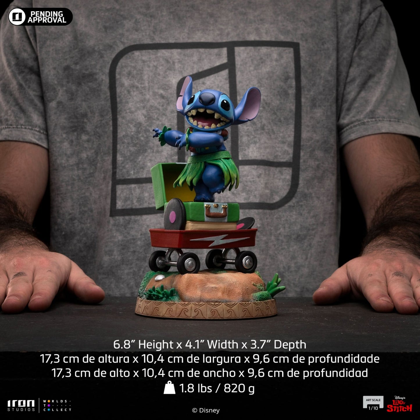 Statue Stitch Hula - Disney Classics - Art Scale 1/10