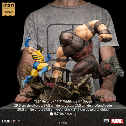 Statue Wolverine vs Juggernaut - X-Men - Art Scale 1/10 - Marvel Comics