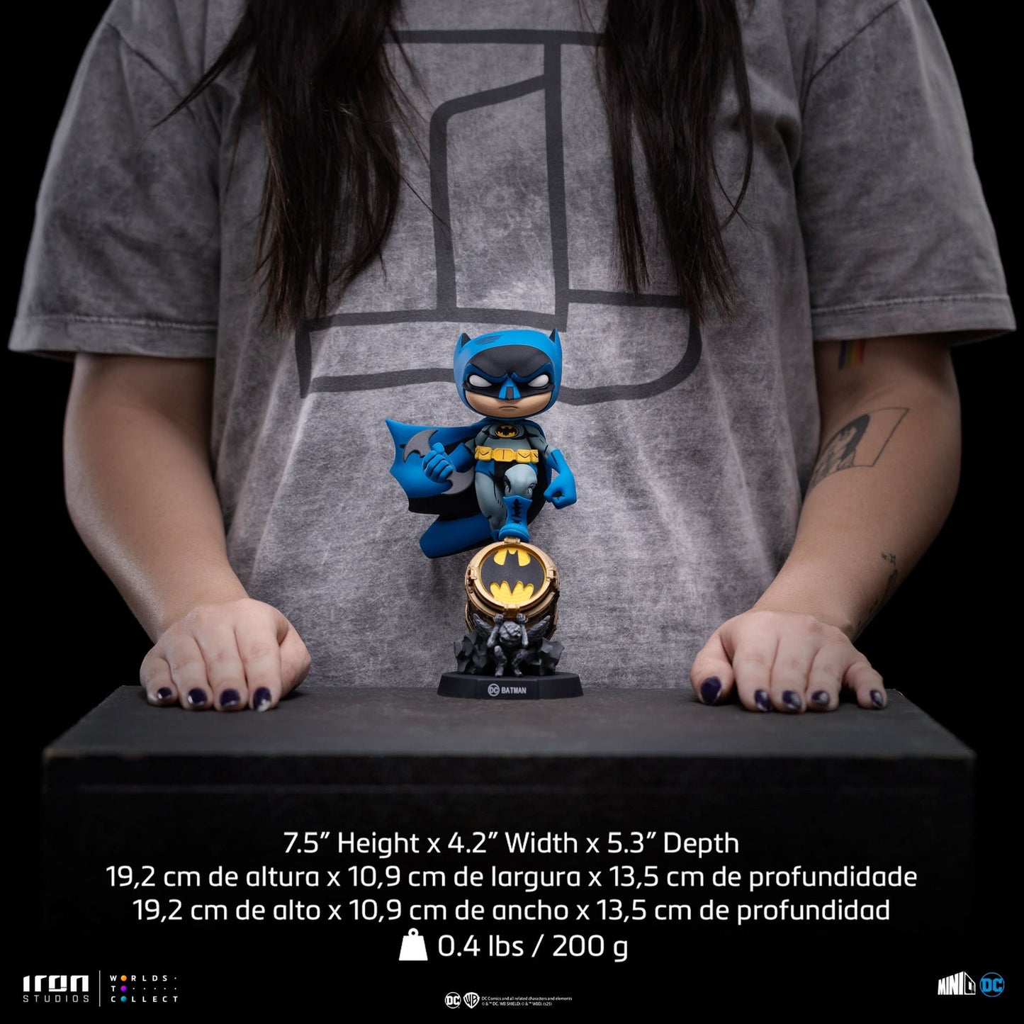 Figurine Batman (Blue Version) - DC Comics - Mini Co.