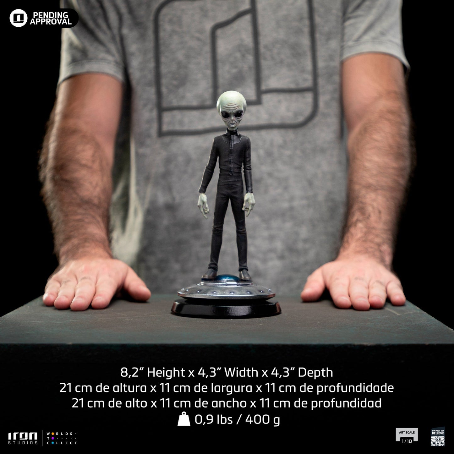 Statue Alien Grey - I Want To Believe - Art Scale 1/10