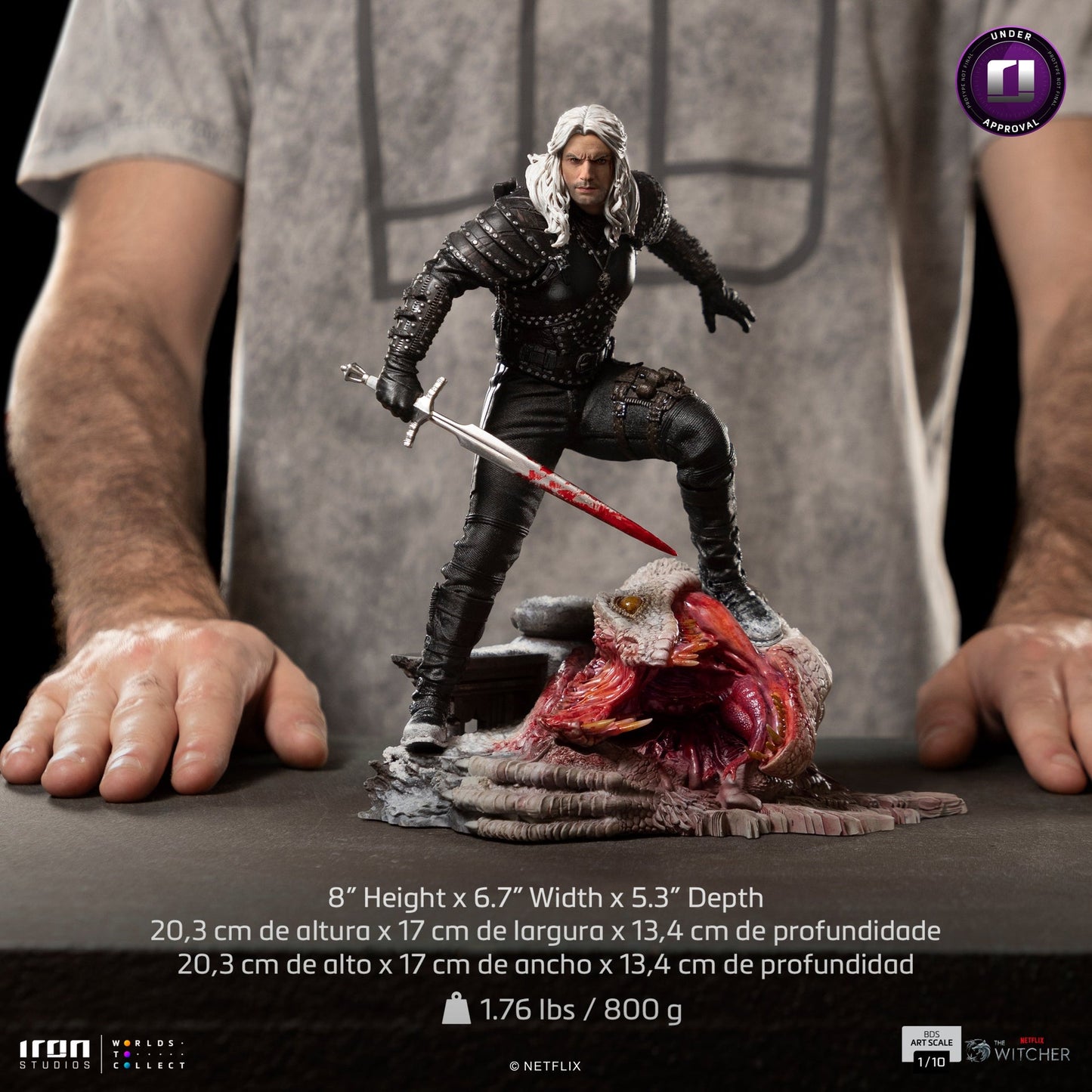 Statue Geralt of Rivia - The Witcher - BDS Art Scale 1/10