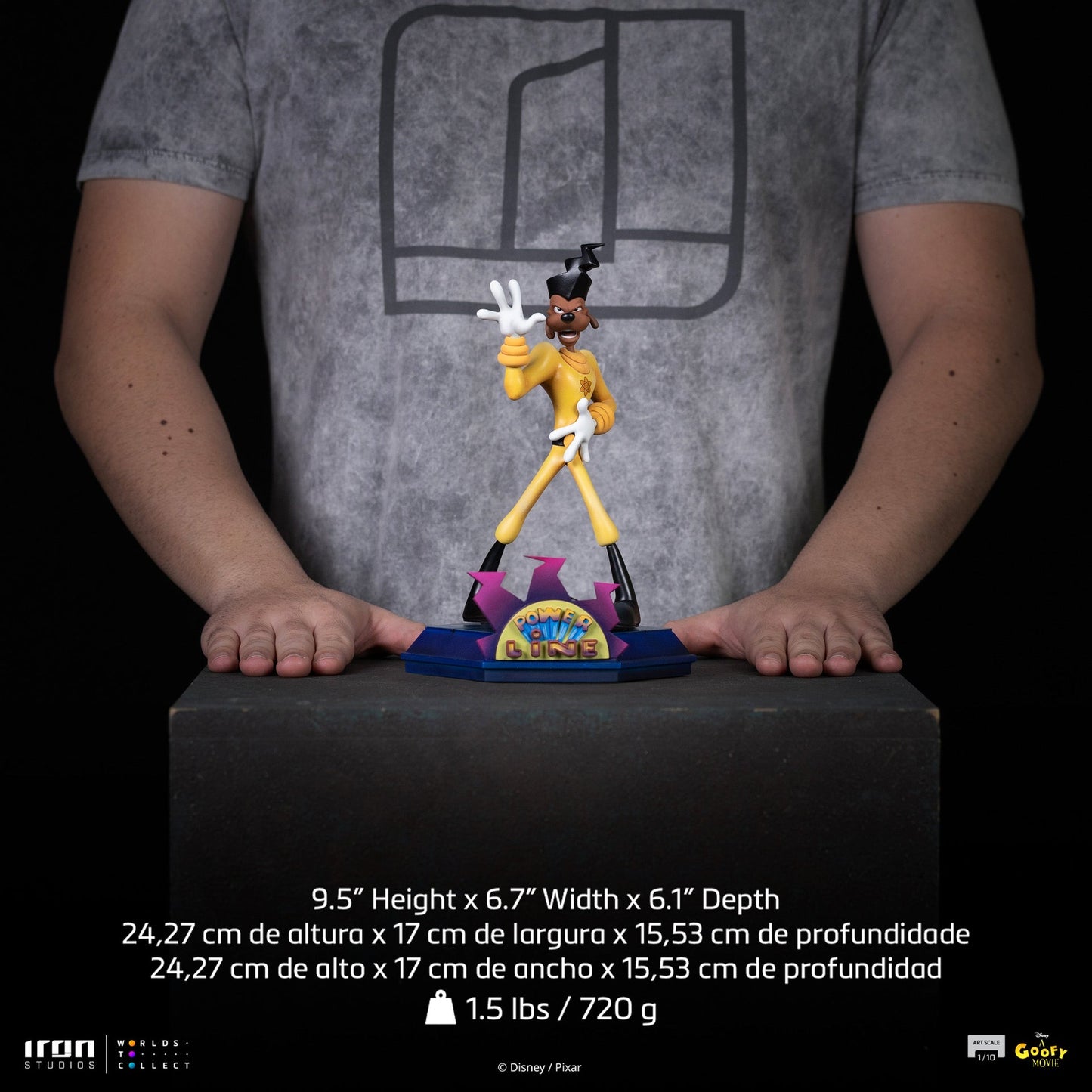 Statue Powerline - A Goofy Movie - Art Scale 1/10 - Disney Classics