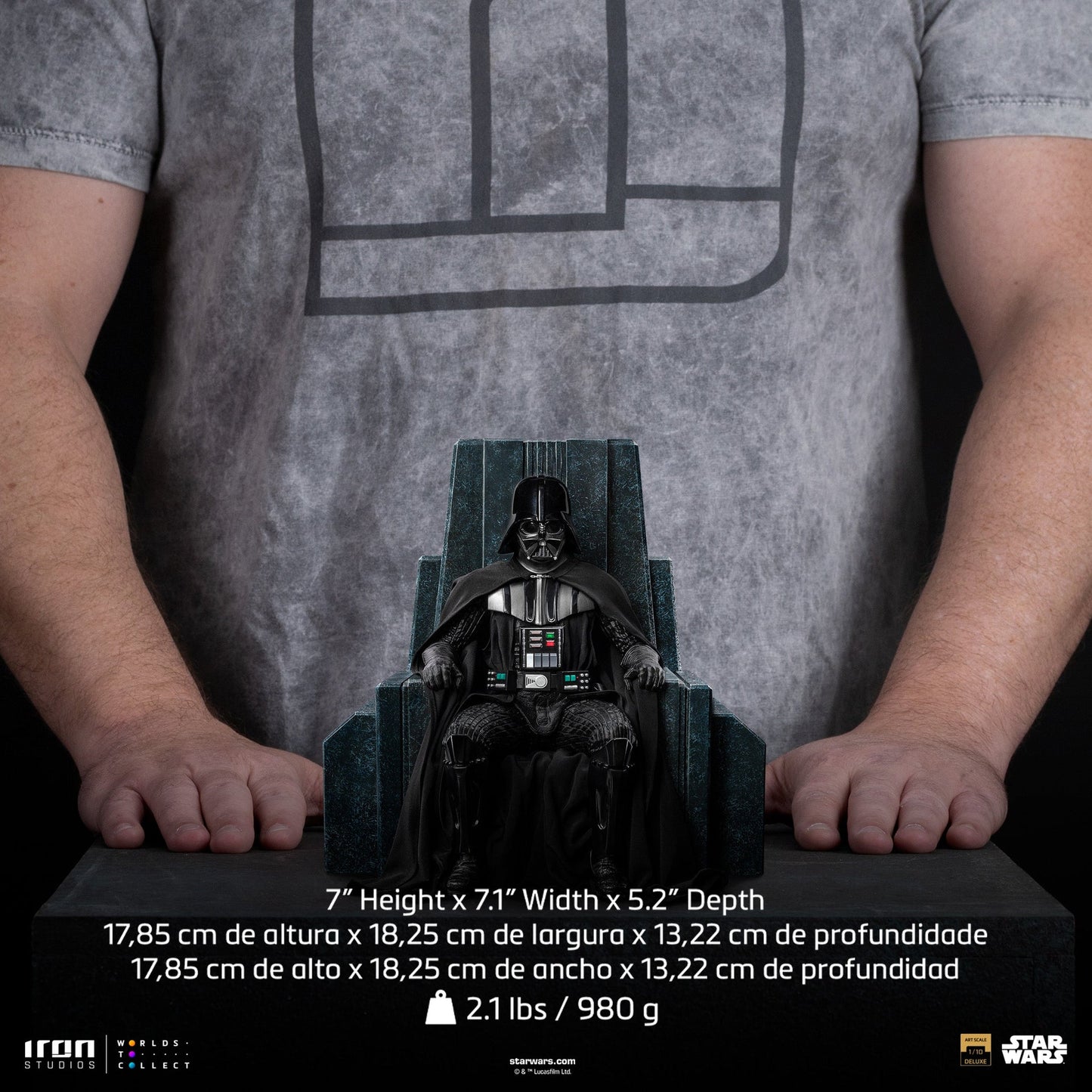 Statue Darth Vader on Throne - Star Wars: Obi-Wan Kenobi Series - Art Scale 1/10