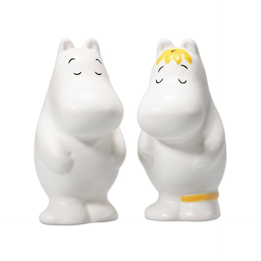 Moomin ceramic salt and pepper shakers