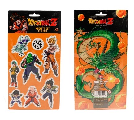 Lot d'Aimants Dragon Ball Z