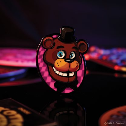 Display de 12 blind boxes Five Nights at Freddy’s - pin’s mystère - mise en situation 3