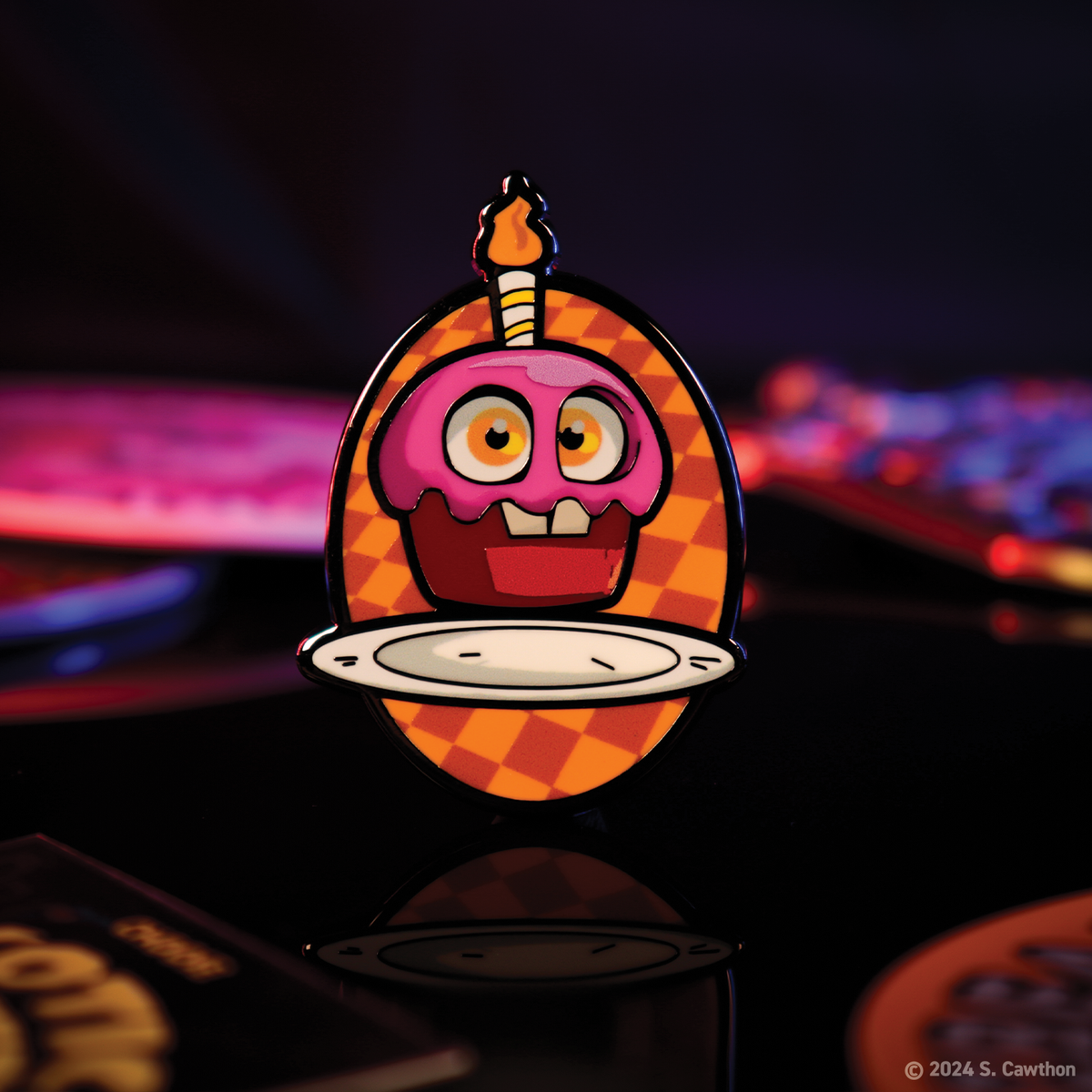 Display de 12 blind boxes Five Nights at Freddy’s - pin’s mystère - mise en situation 4