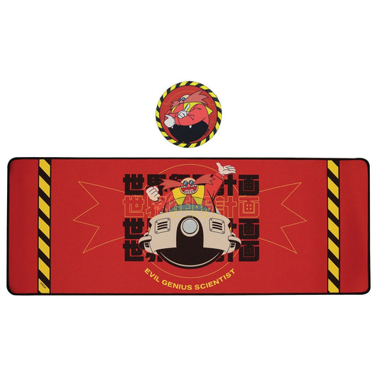Desk pad & set de sous-verres Sonic - Dr. Eggman Desk