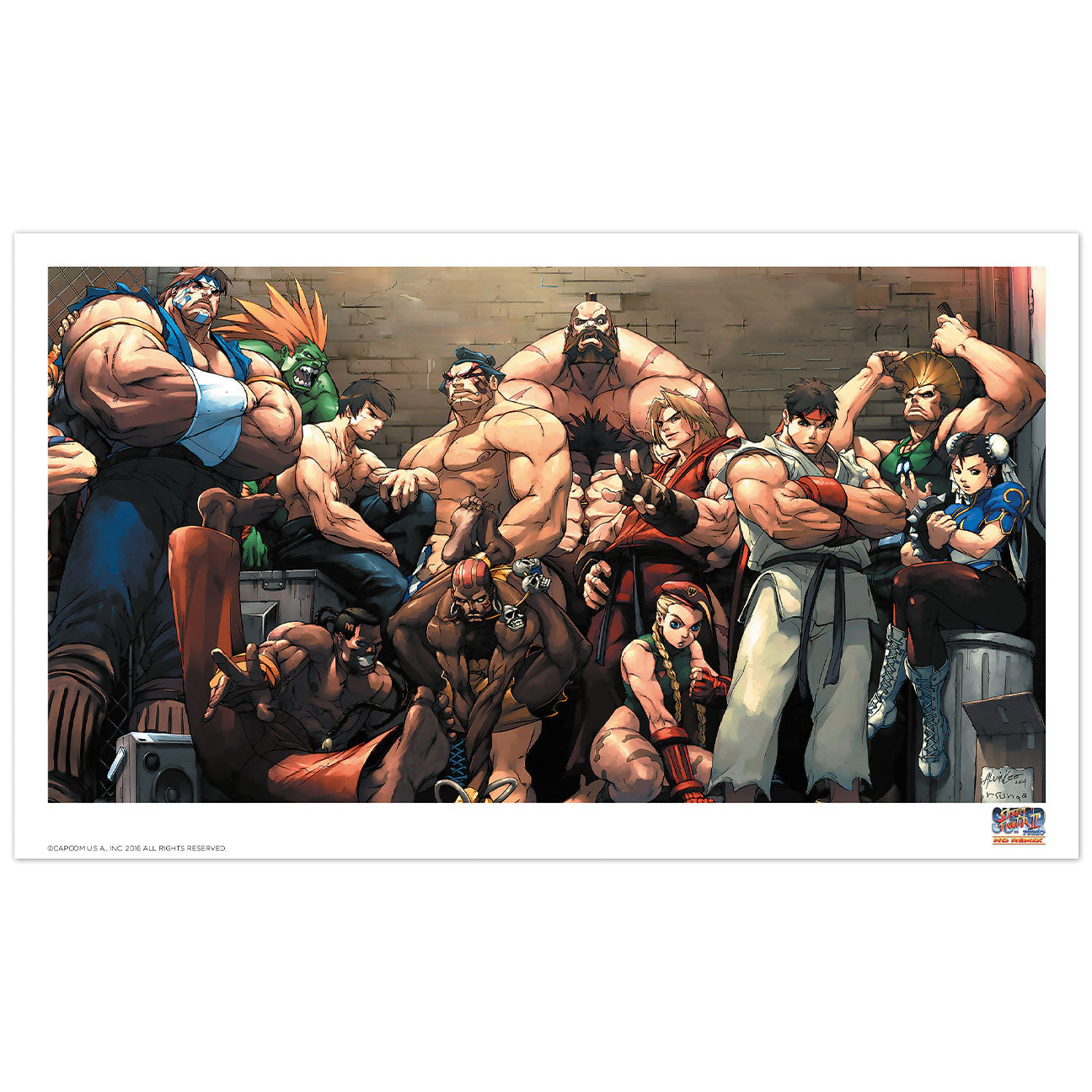 Affiche collector Street Fighter