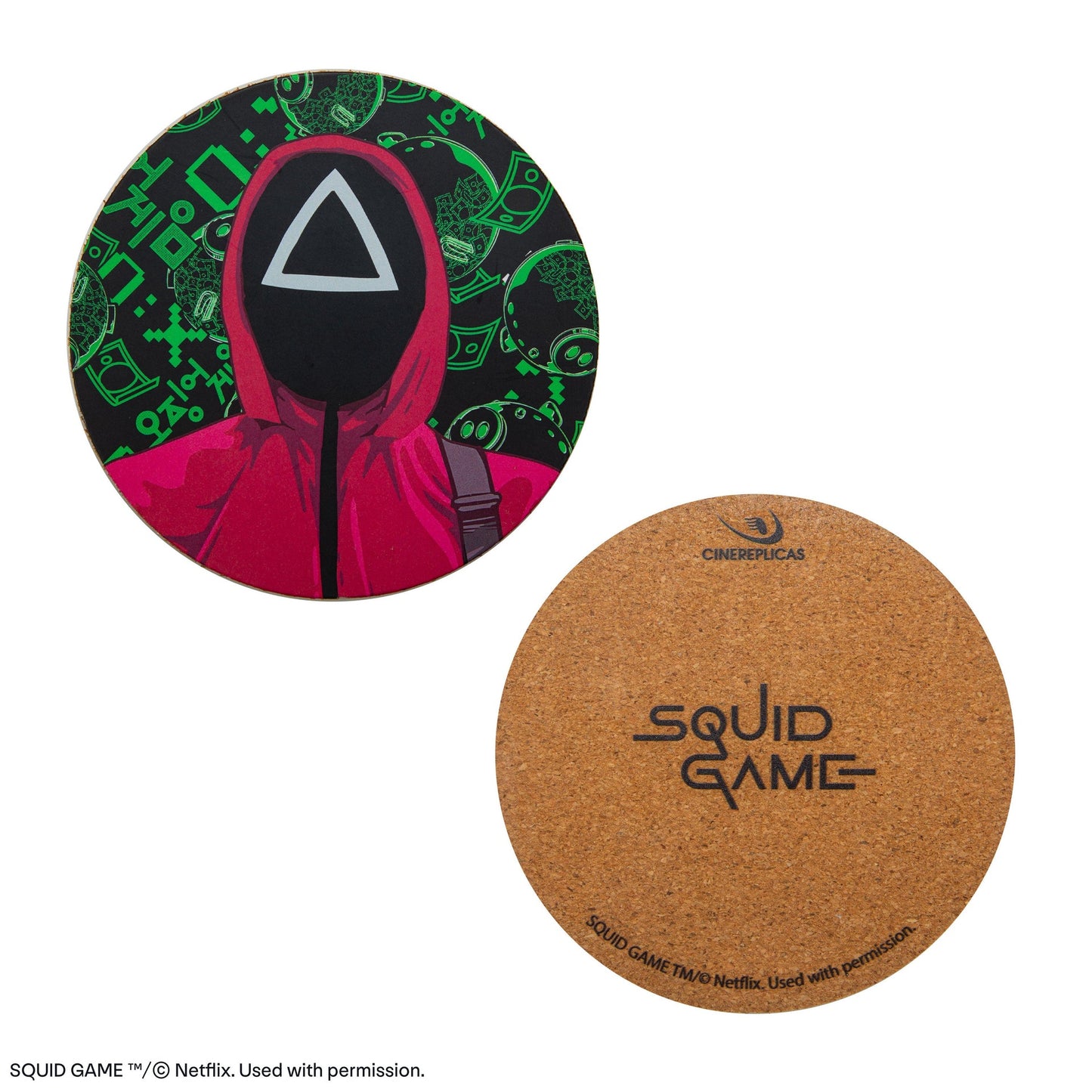 Set de 4 Sous-verres Squid Game