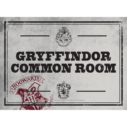 Harry Potter A5 Decorative Metal Plaque - Common Room