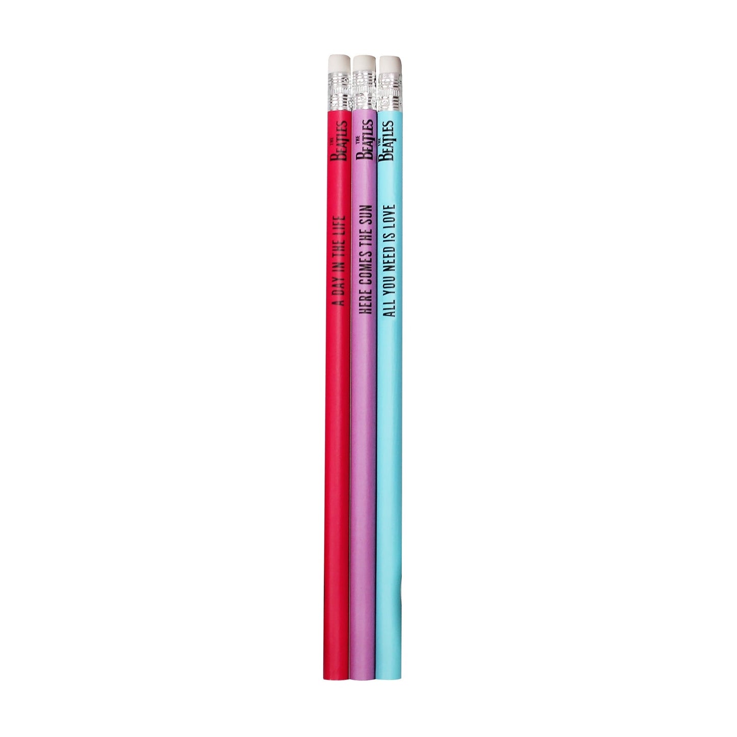 Lot de 3 crayons The Beatles