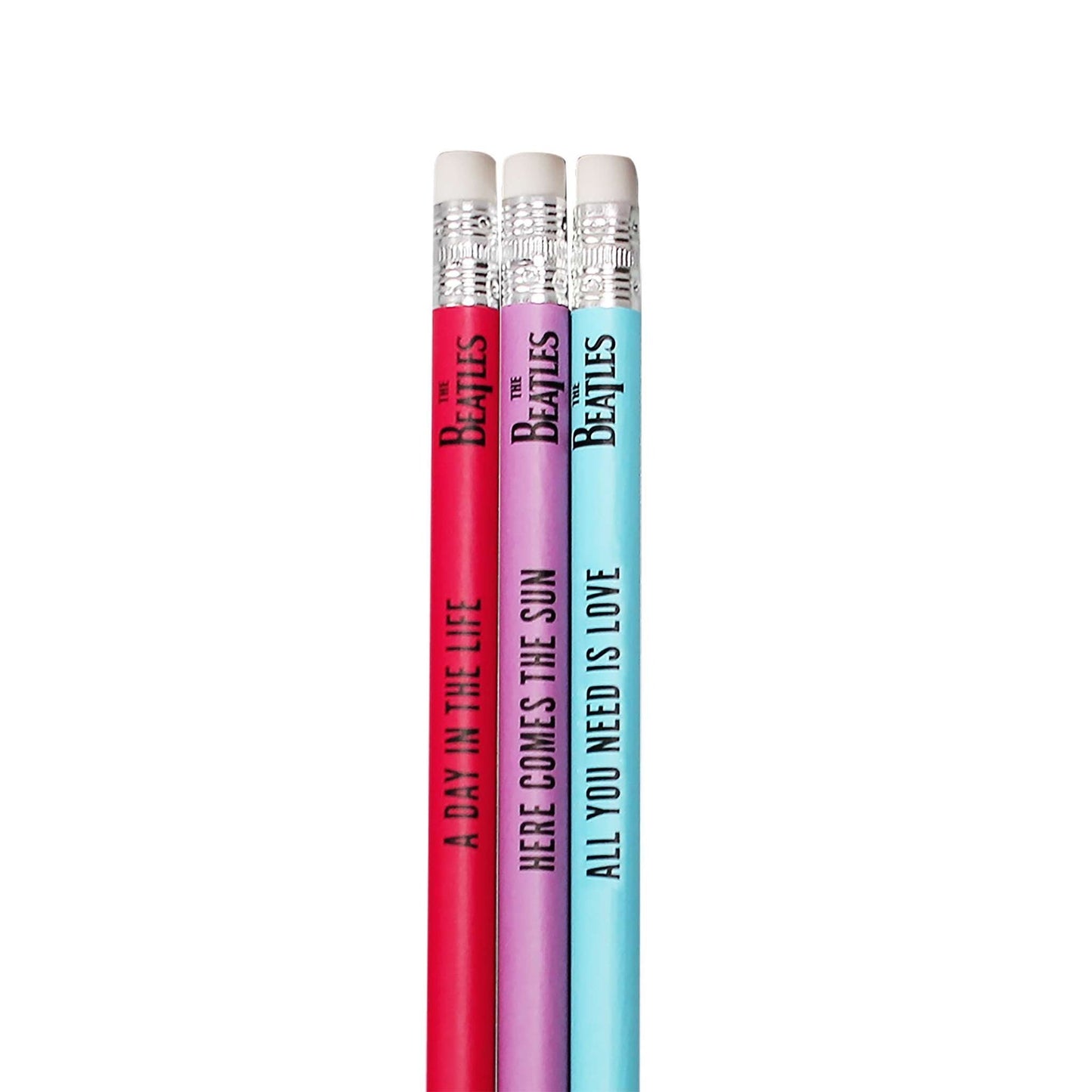 Lot de 3 crayons The Beatles