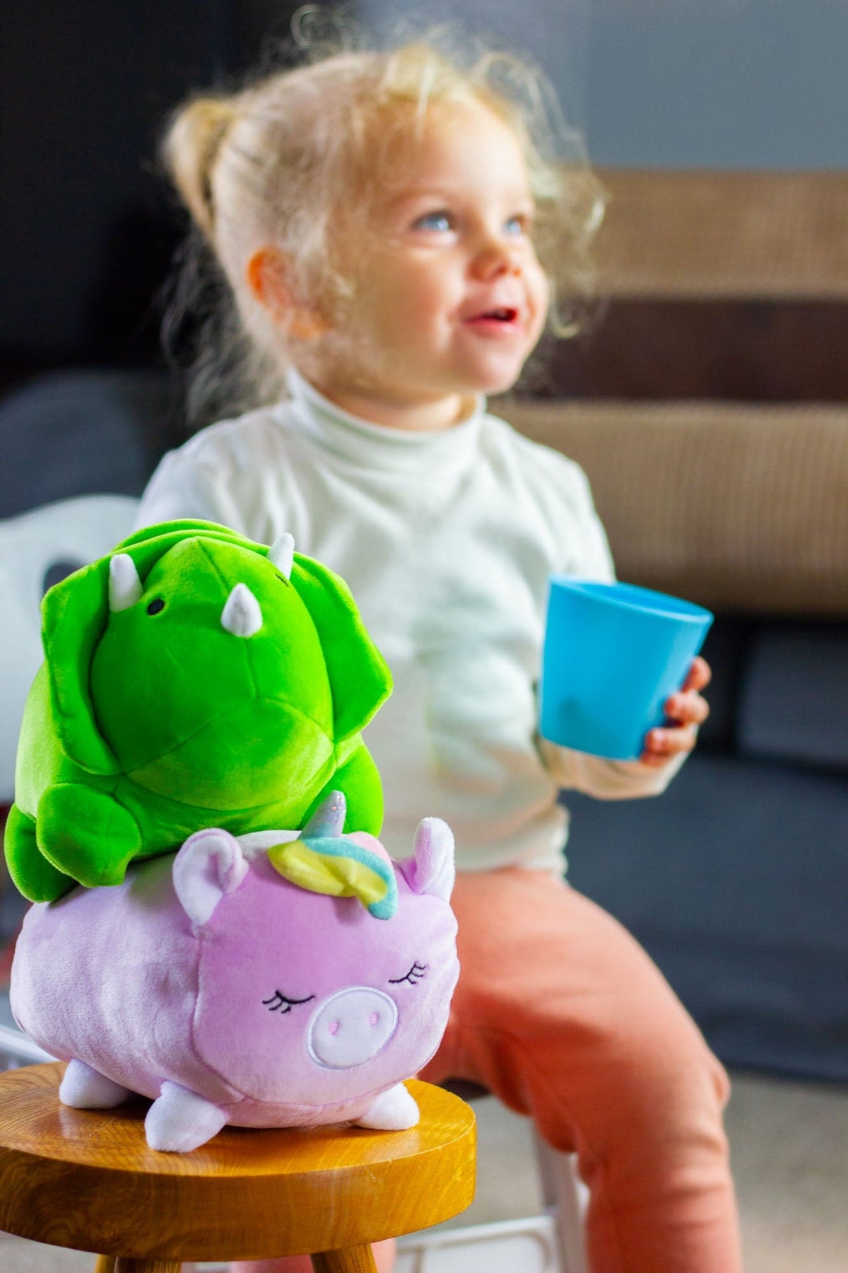 Peluche Dinosaure et Licorne – Modèle Assorti