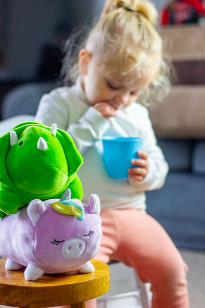 Peluche Dinosaure et Licorne – Modèle Assorti
