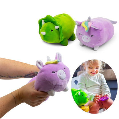 Peluche Dinosaure et Licorne – Modèle Assorti