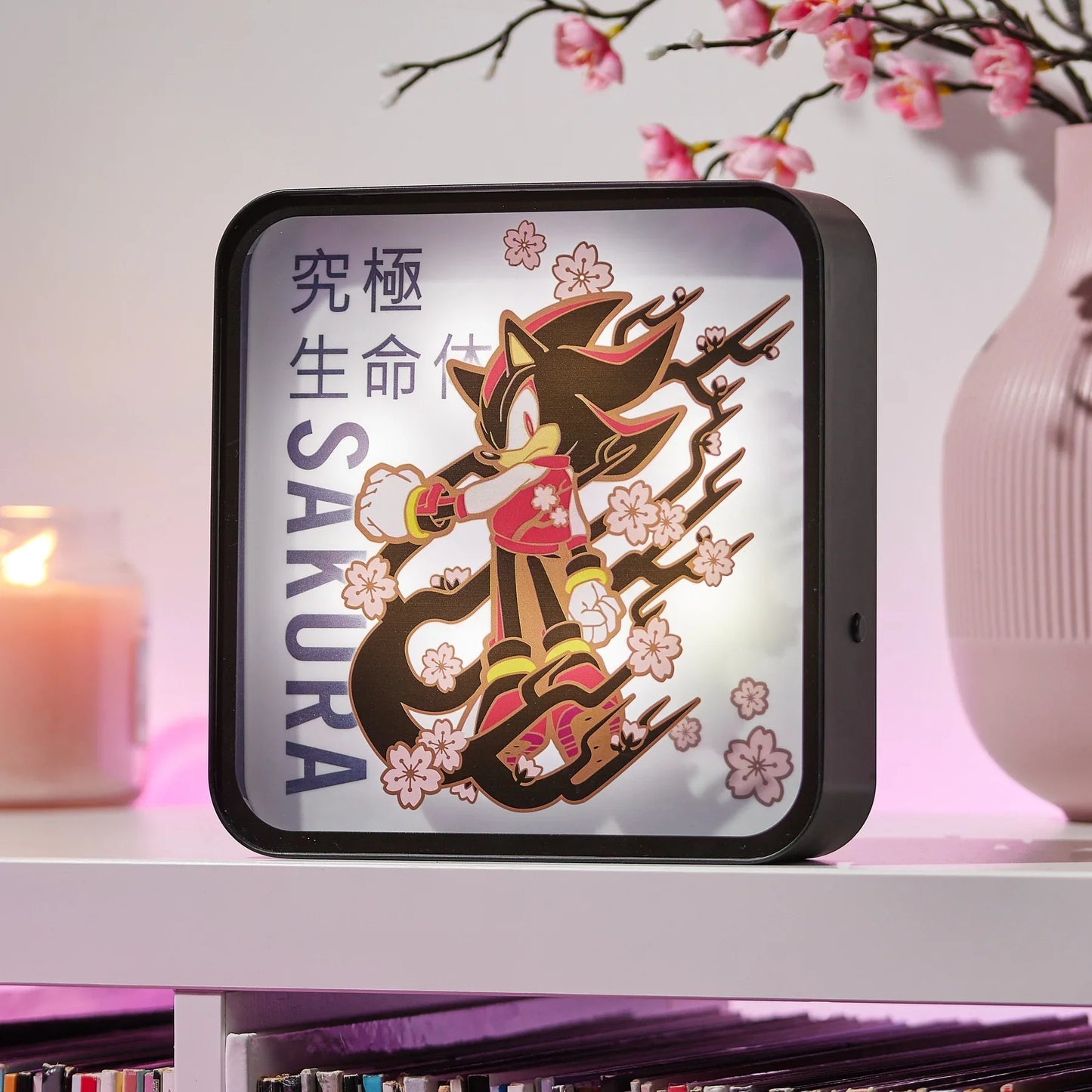 Sonic the Hedgehog Lamp - Shadow the Hedgehog "Sakura"