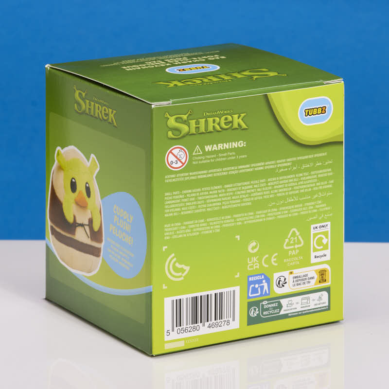 Porte-clés peluche TUBBZ Shrek : Shrek - PRÉCOMMANDE*