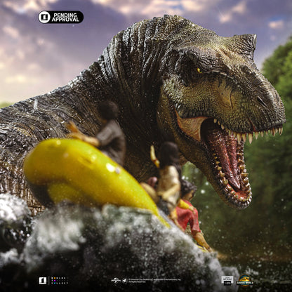 Statue T-Rex River Scene - Jurassic World: Rebirth - Demi Art Scale 1/20
