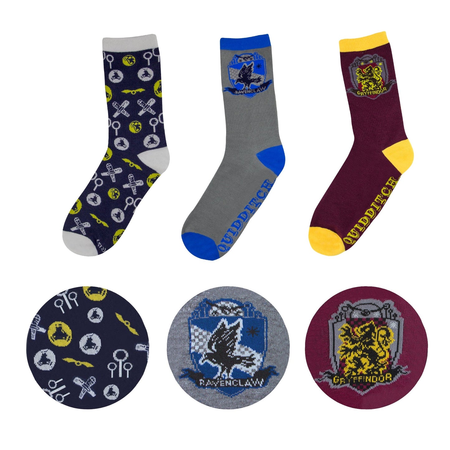 *Set de 3 Chaussettes Quidditch Vif d'Or