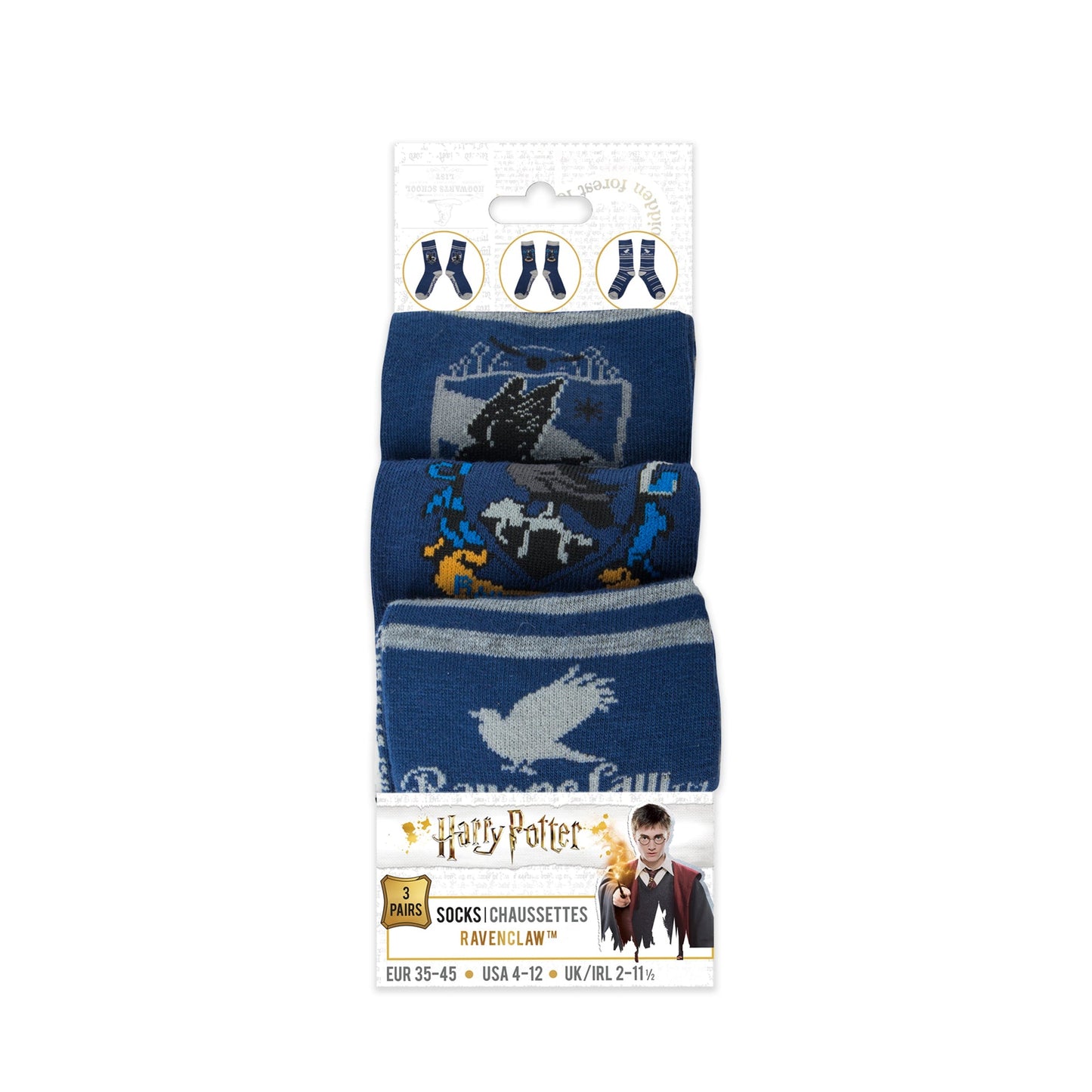 Set de 3 Paires de Chaussettes Serdaigle
