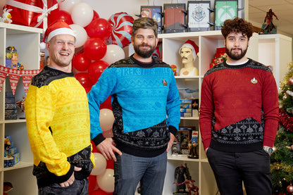 Yellow Star Trek Christmas Sweater