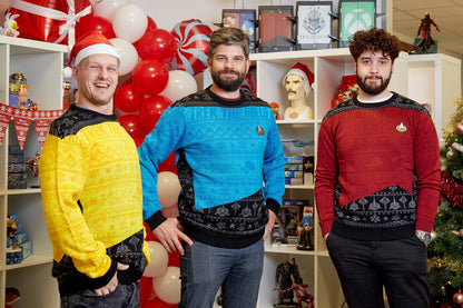 Pull de Noël Star Trek Bleu
