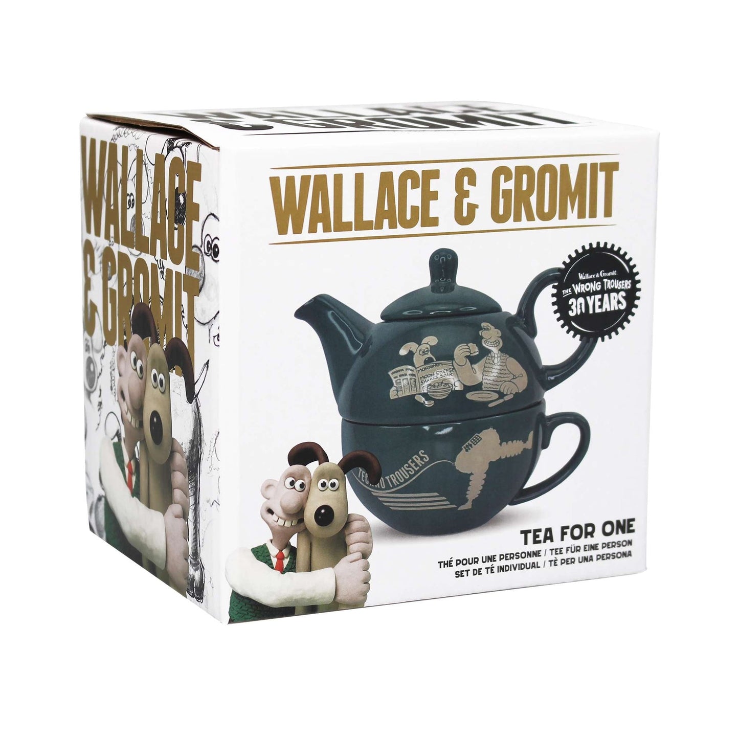 Service à thé individuel Wallace & Gromit - Wrong Trousers