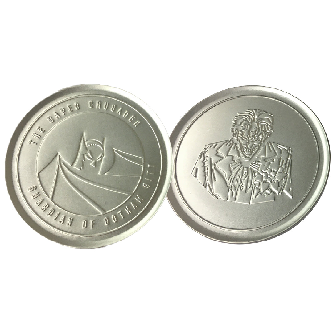 Set de 4 sous-verres métal embossés Batman
