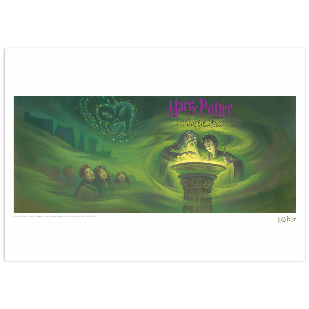 Affiche collector Harry Potter - & the Half Blood Prince Book Cover Artwork