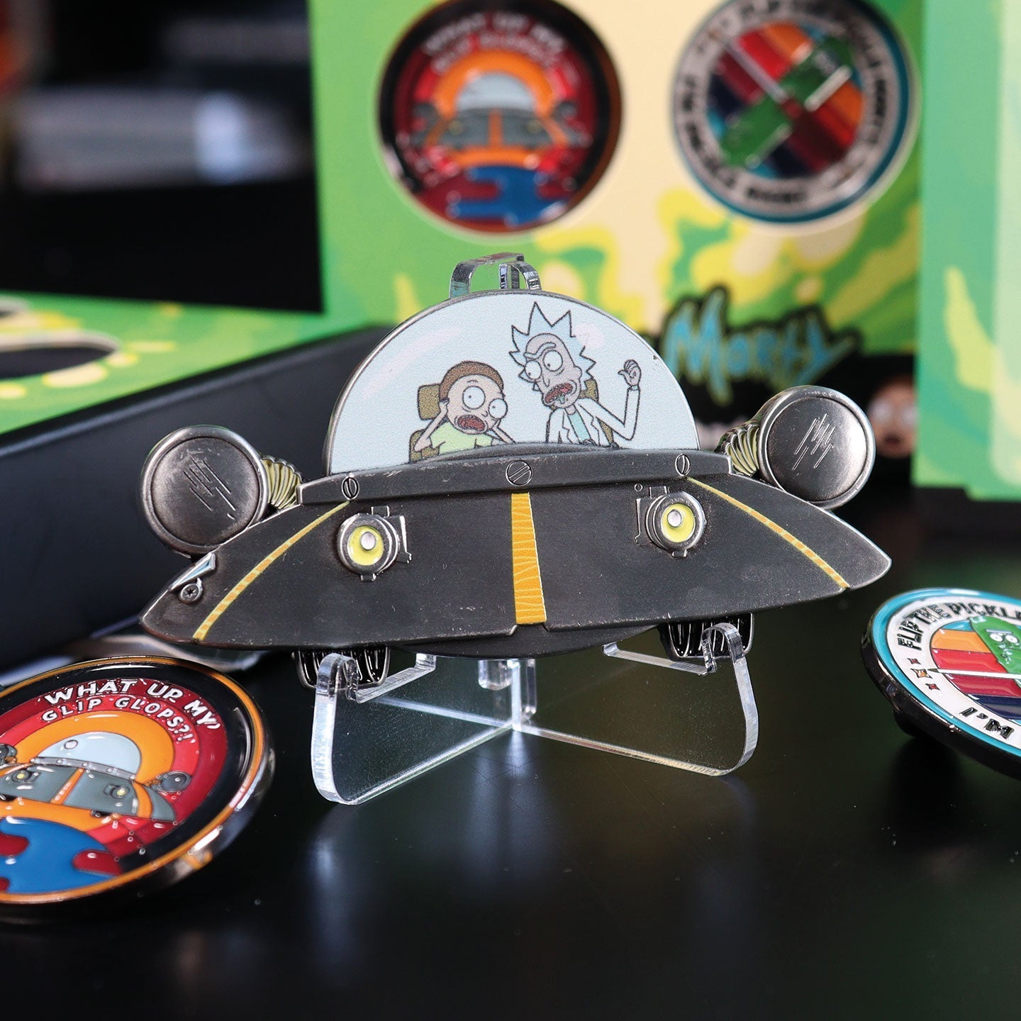Médaillon collector Rick and Morty