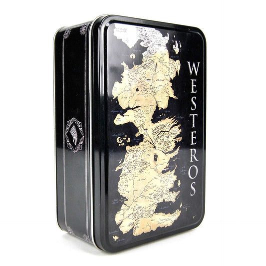 Game of Thrones metal lunch box - map