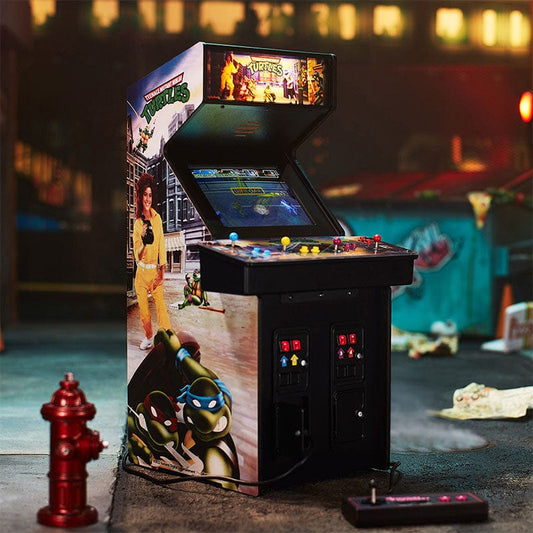 Borne d’arcade Tortues Ninja Quarter Arcade Collector signée