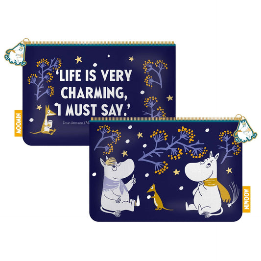 Moomin Pouch - First Snow 16 cm x 24 cm