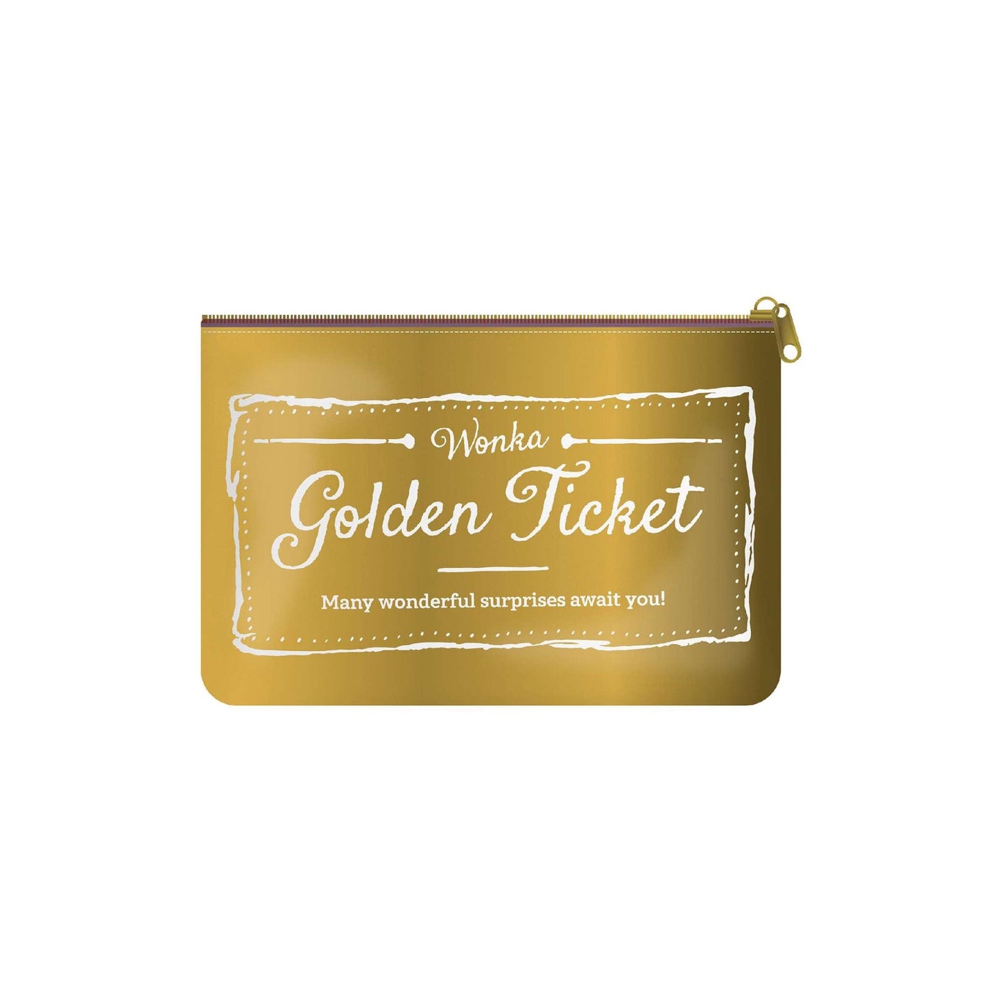 Roald Dahl - Charlie Golden Ticket Pouch 16 x 24 cm