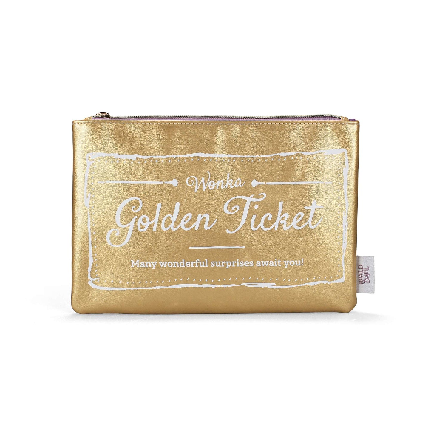 Roald Dahl - Charlie Golden Ticket Pouch 16 x 24 cm