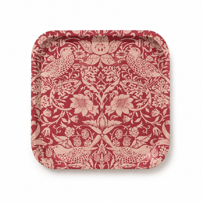 Plateau William Morris - ACS Raspberry 20x20 cm