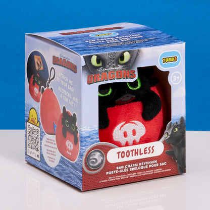 Porte-clés peluche TUBBZ Dragons : Krokmou - PRÉCOMMANDE*