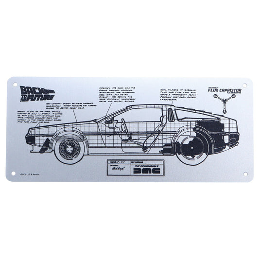 Objet collector Retour vers le Futur - DeLorean Schematic Fan-Plate