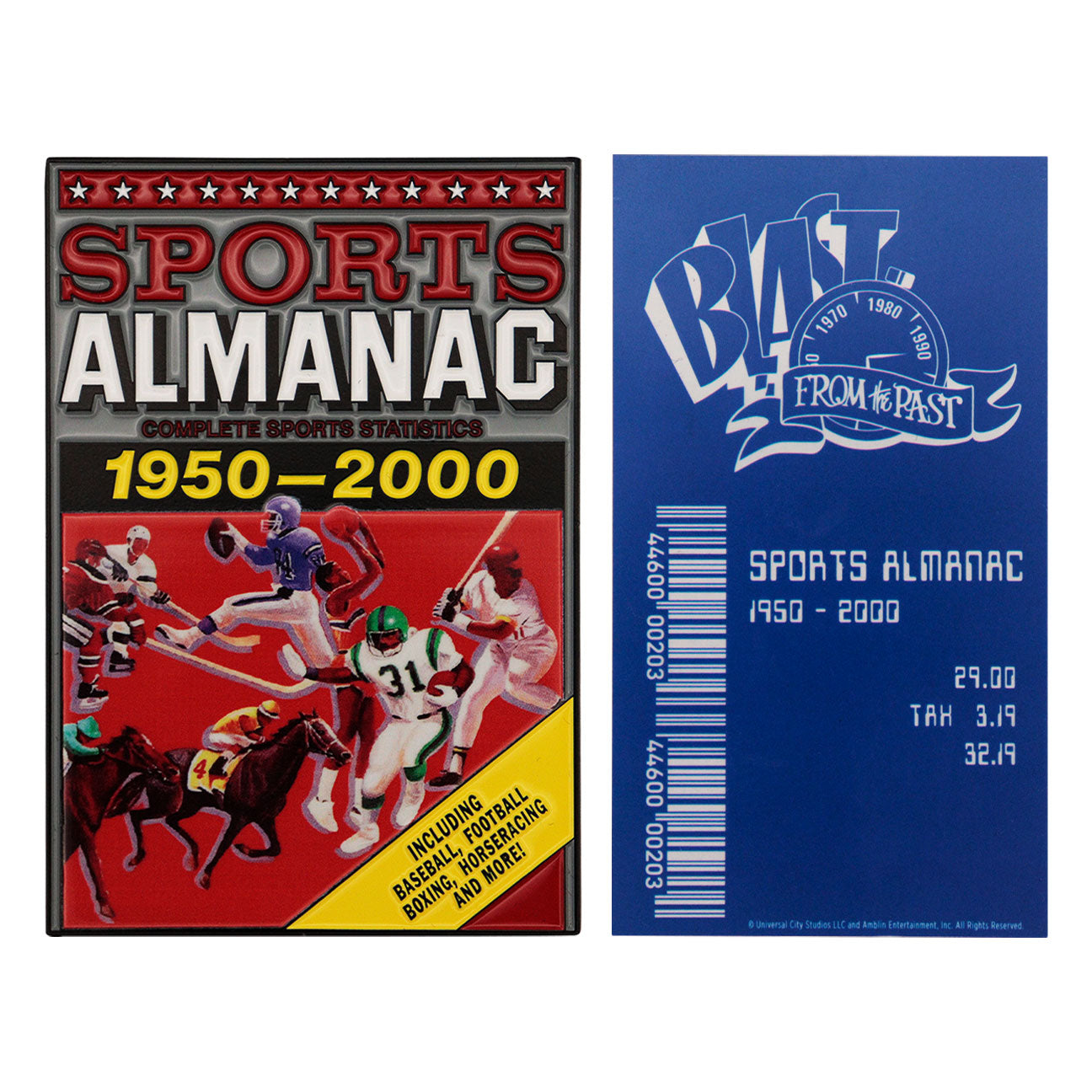 Lingot collector Retour vers le Futur - Sports Almanac