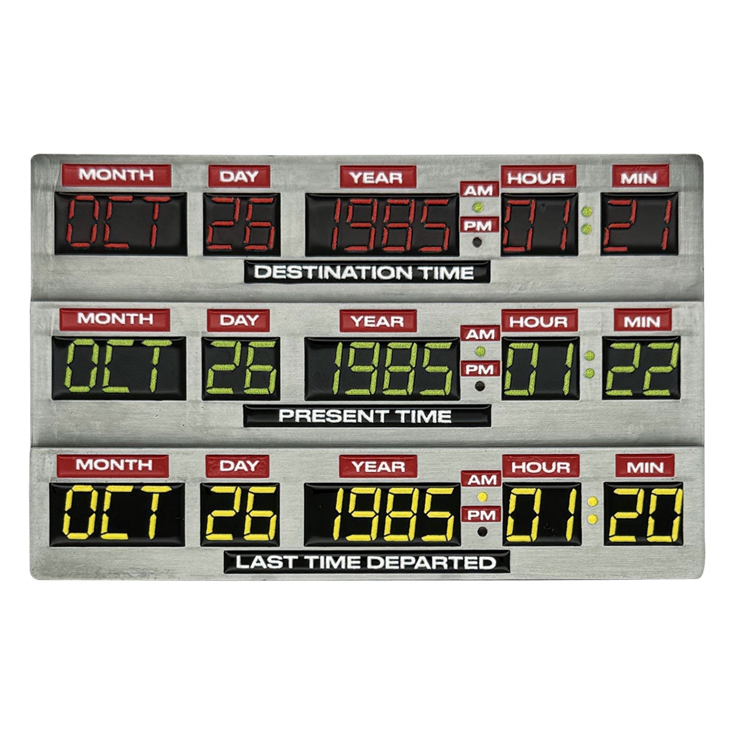 Lingot collector Retour vers le Futur - 40th Anniversary Time Circuits