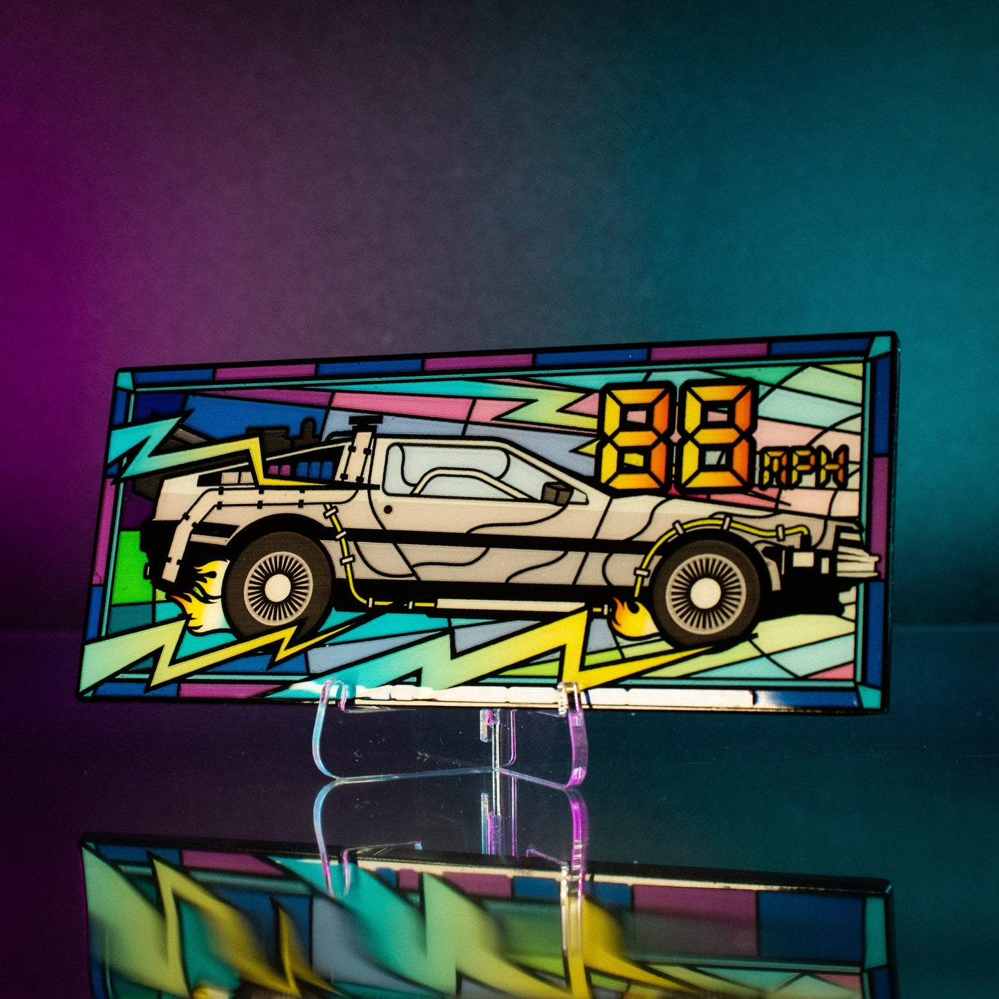 Lingot collector Retour vers le Futur - Stained Glass Style