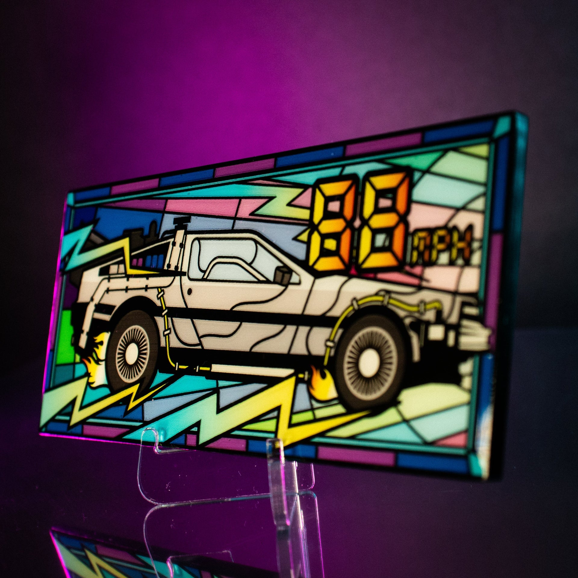 Lingot collector Retour vers le Futur - Stained Glass Style